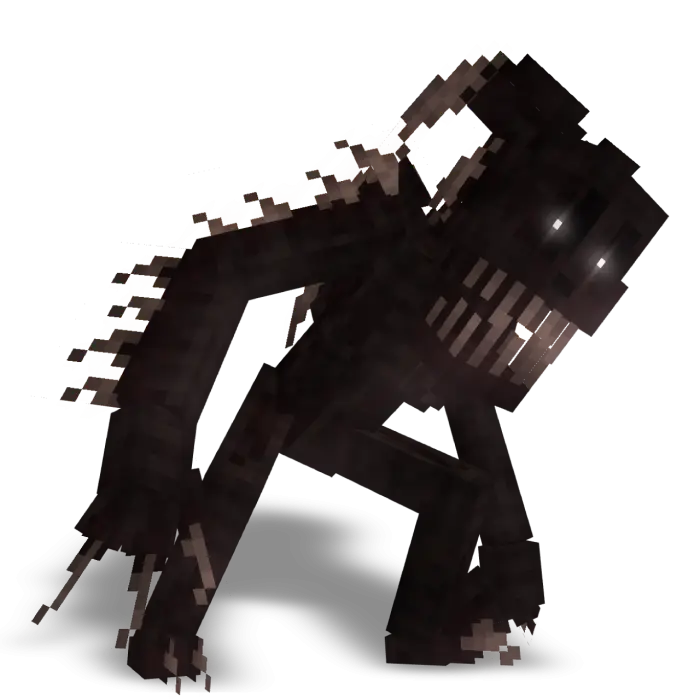 Terrifying pixelated horror creature mod