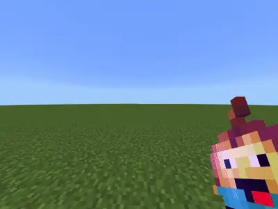 Silly golden item with a goofy face