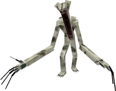 Creepy humanoid dweller monster with claws