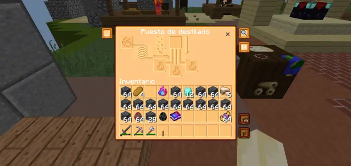 Stardew Valley-style inventory interface