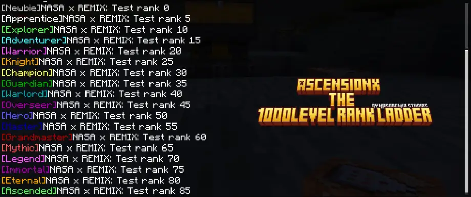 Thumbnail: [Realm Compatible]Ascension X — The 1000‑Level Rank Ladder
