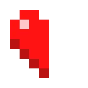 Pixelated half heart icon, classic style