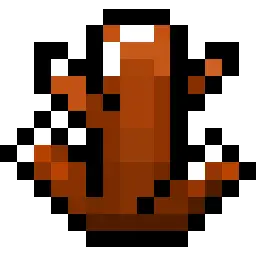 Pixelated turret base icon in brown tones