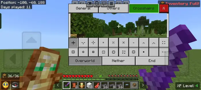 Customizable HUD with quick-access controls
