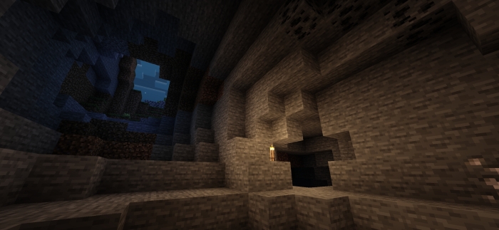 ALT Sunlit cave with enhanced lighting effects