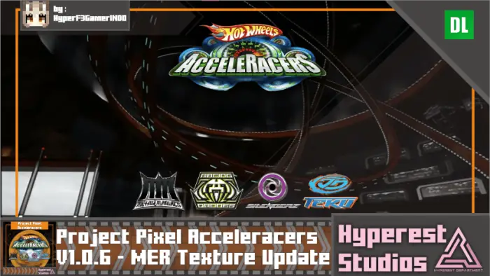 Hot Wheels Acceleracers mod update banner