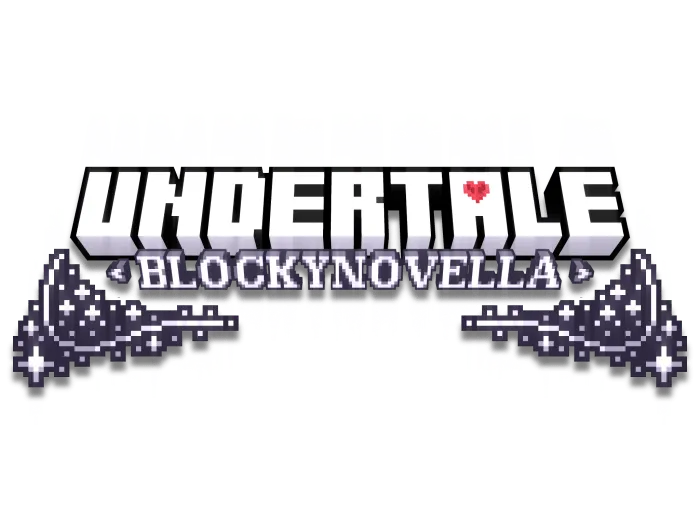 Undertale Blockynovella pixel logo