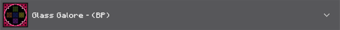 Colorful glass pattern mod icon and title.