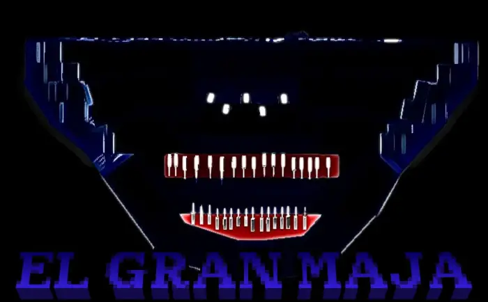 ALT text Glowing-eyed sea monster with sharp teeth.