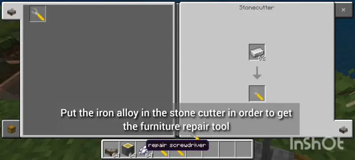 ALT Crafting a furniture repair tool