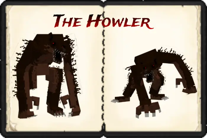 ALT text Blocky, menacing creature with sharp claws