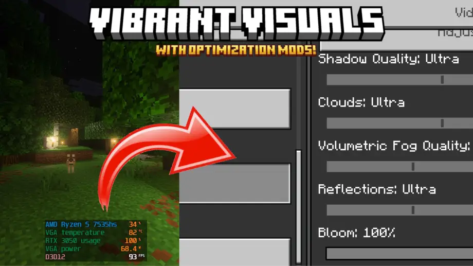 Thumbnail: Vibrant Visual Optimization Mods For Bedrock