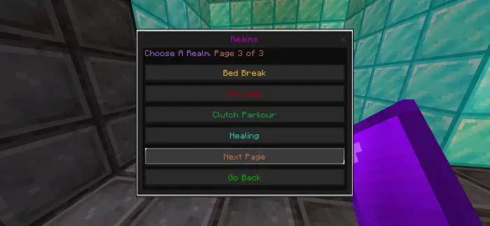 Game menu with practice mode options shown.