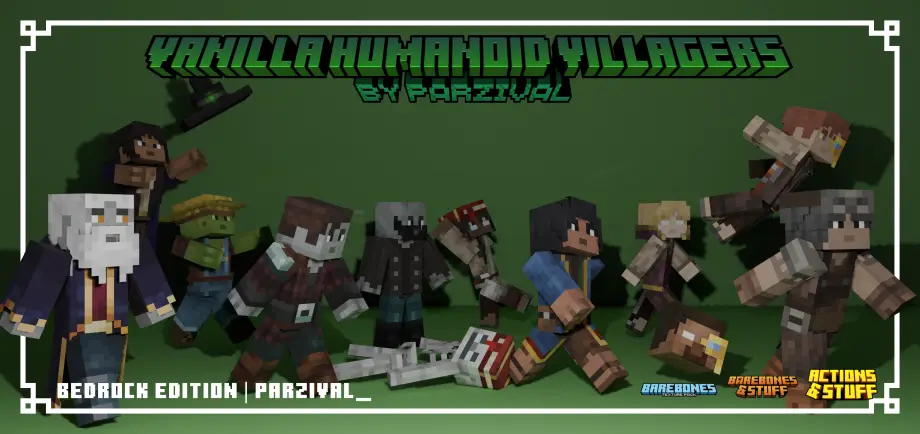 Thumbnail: Vanilla Humanoid Villagers