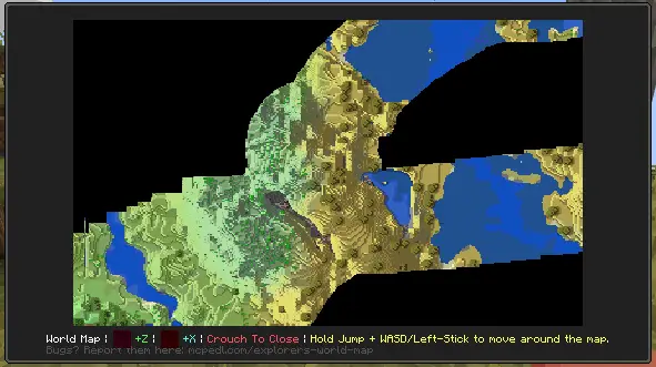 Colorful terrain map with elevation shading