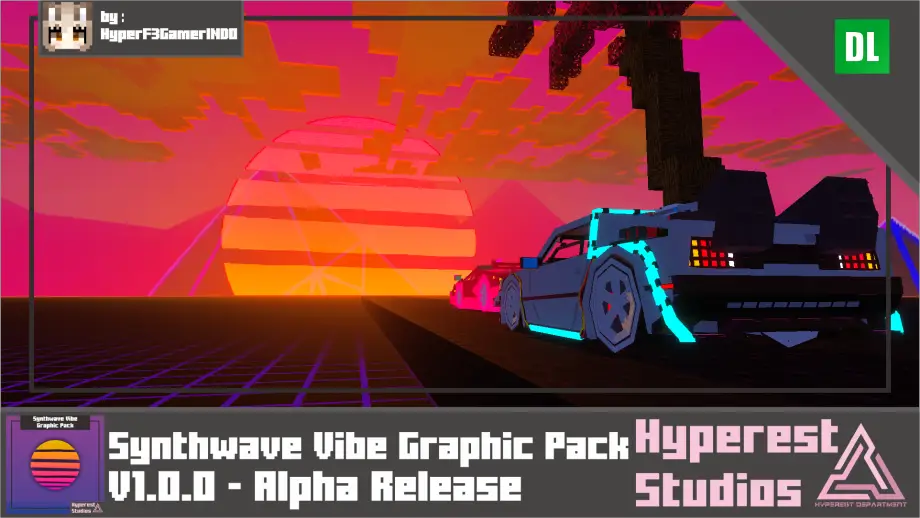 Thumbnail: Synthwave Vibe Graphic Pack | v1.0.0 Alpha Release