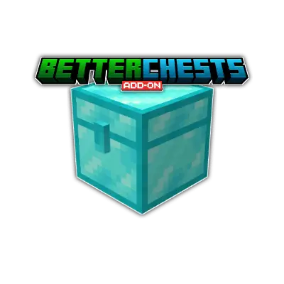 Large blue chest under Better Chests text