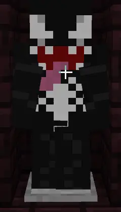 Blocky Venom superhero character model