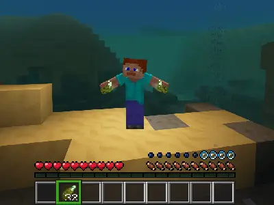Character holding torches in both hands