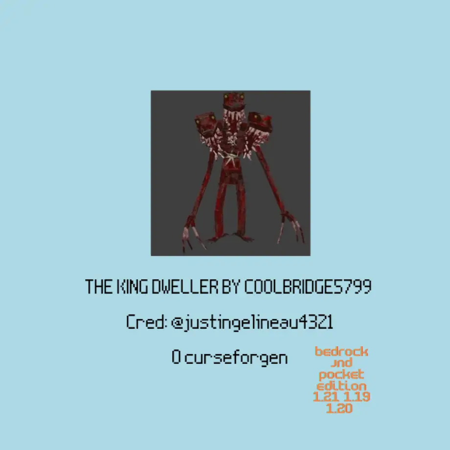 Thumbnail: The dweller king by Coolbridge5799 (Bedrock and pocket edition 1.21 1.19 1.20) V1