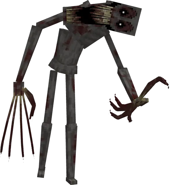 Terrifying tall cryptid monster with claws