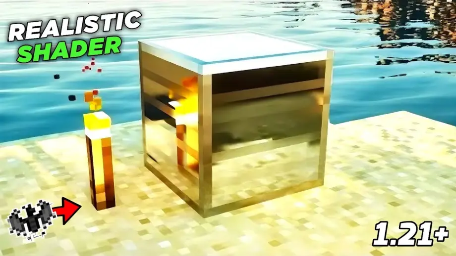 Thumbnail: Realistic Shader (1.21+)  Minecraft PE/ Bedrock Shader