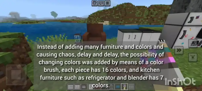 Customizable furniture and appliances outdoors