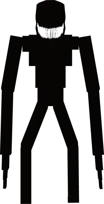Shadowy creature with glowing white teeth