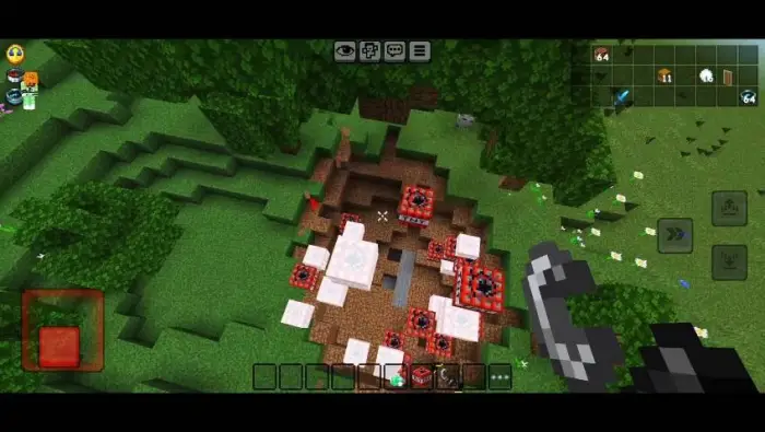 ALT text TNT explosion in grassy terrain