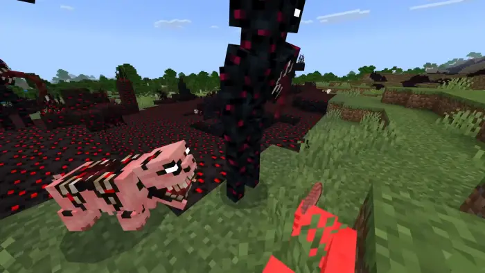Mutated monsters on infected terrain