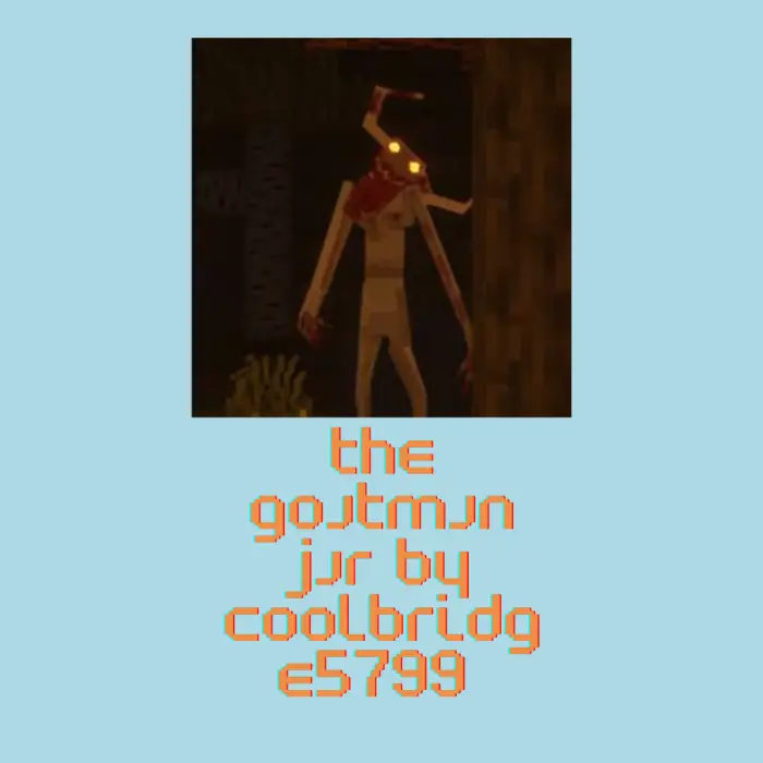 Goatman Dweller horror mob in dark forest