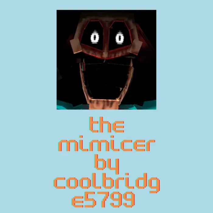 Spooky Mimicer mob with wide eyes and grin.