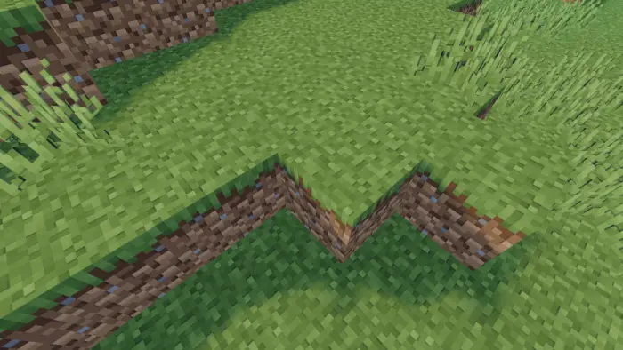 Smooth grass blocks with enhanced lighting