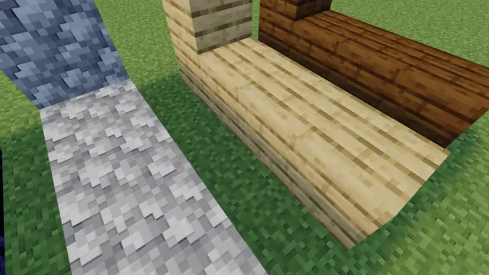 Enhanced low-end shader textures on blocks