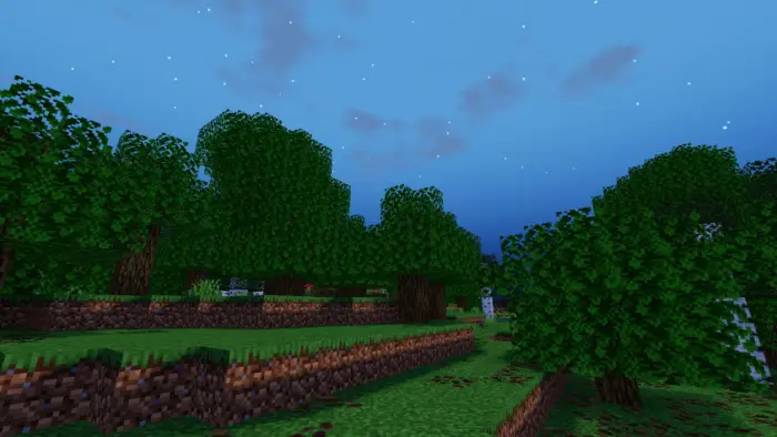 Low-end shader with soft clouds and lighting