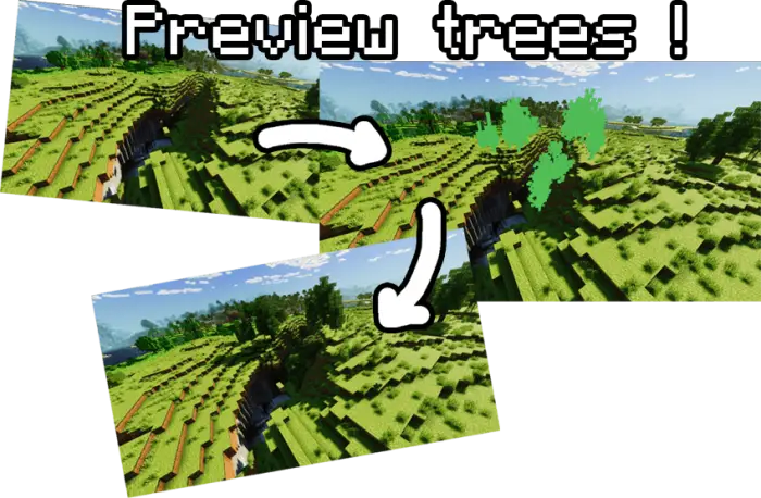 ALT text Step-by-step forest placement preview