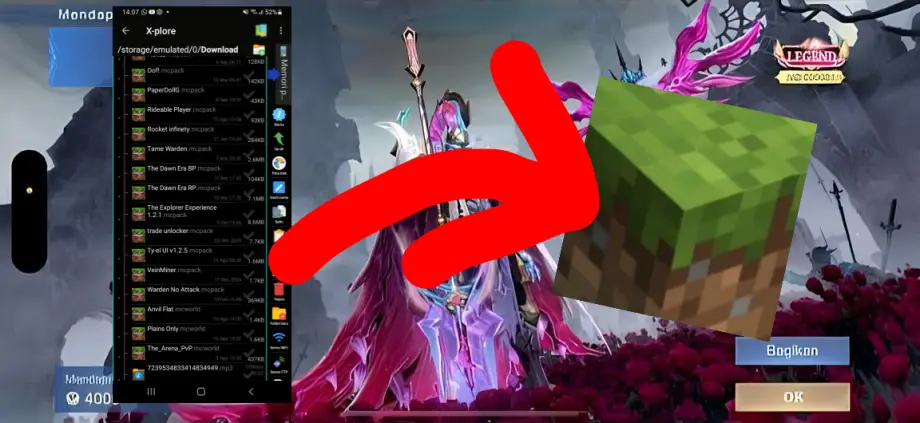 Thumbnail: Tutorial How To Install Addon/Texture Pack In Minecraft Android 11+