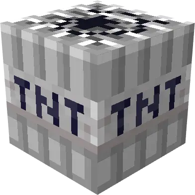 White TNT block with bold lettering