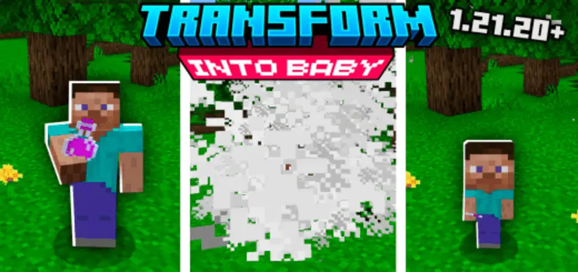 Thumbnail: Transform Into Baby Addon (1.21+)