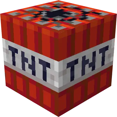 Blocky TNT block with fuse on top