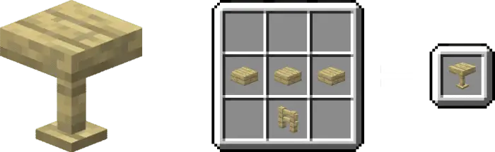 Wooden ship helm crafting recipe