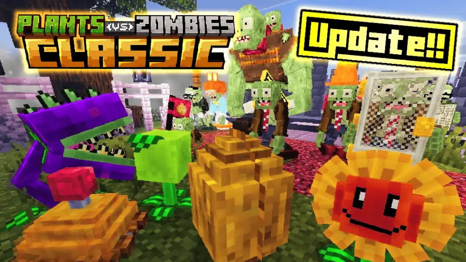 Thumbnail: Plants vs Zombies Classic | Minecraft PvZ Addon