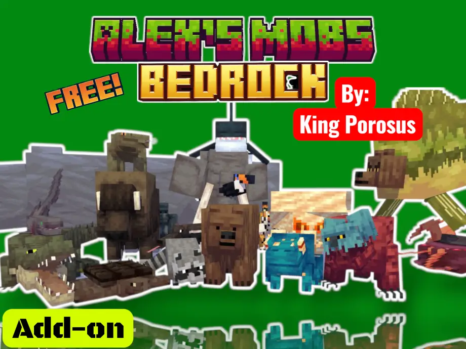 Thumbnail: Alex's Mobs MCPE 2.0(Fantastic Nature)