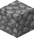 Cobblestone block with pixelated texture