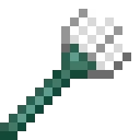 Pixel trident weapon with green handle
