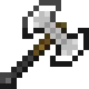 Pixelated double-headed battle axe icon