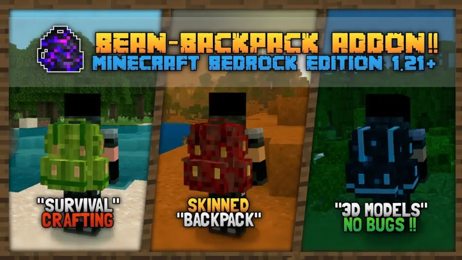 Thumbnail: Bean Backpacks Addon (1.21+)