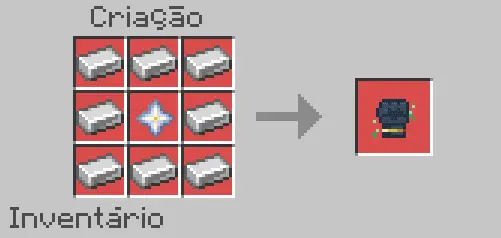 Crafting recipe for a powerful gauntlet