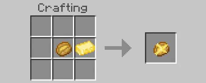 Potato and butter crafting recipe result