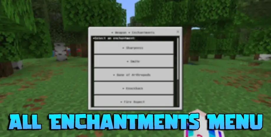 Thumbnail: All Enchantments Menu Addon